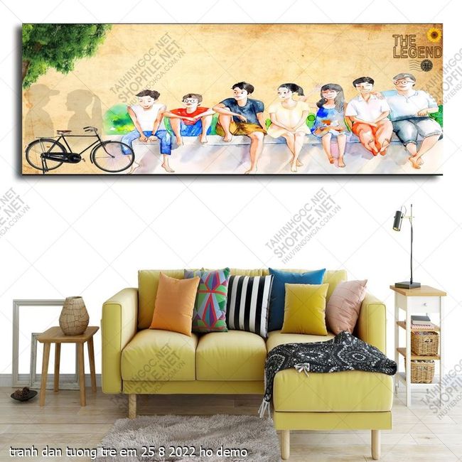 tranh dan tuong tre em 25 8 2022 ho